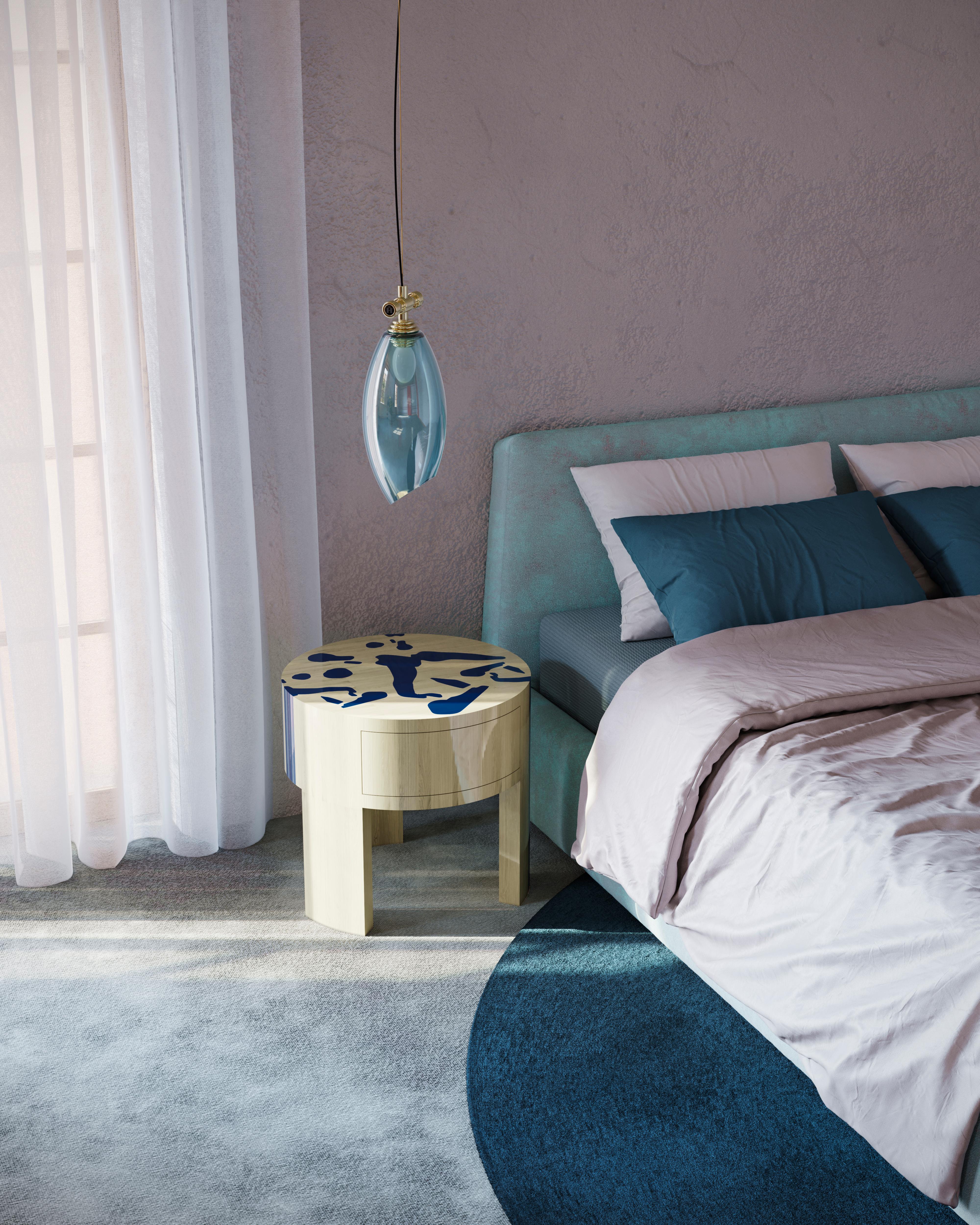 minimal bedside table