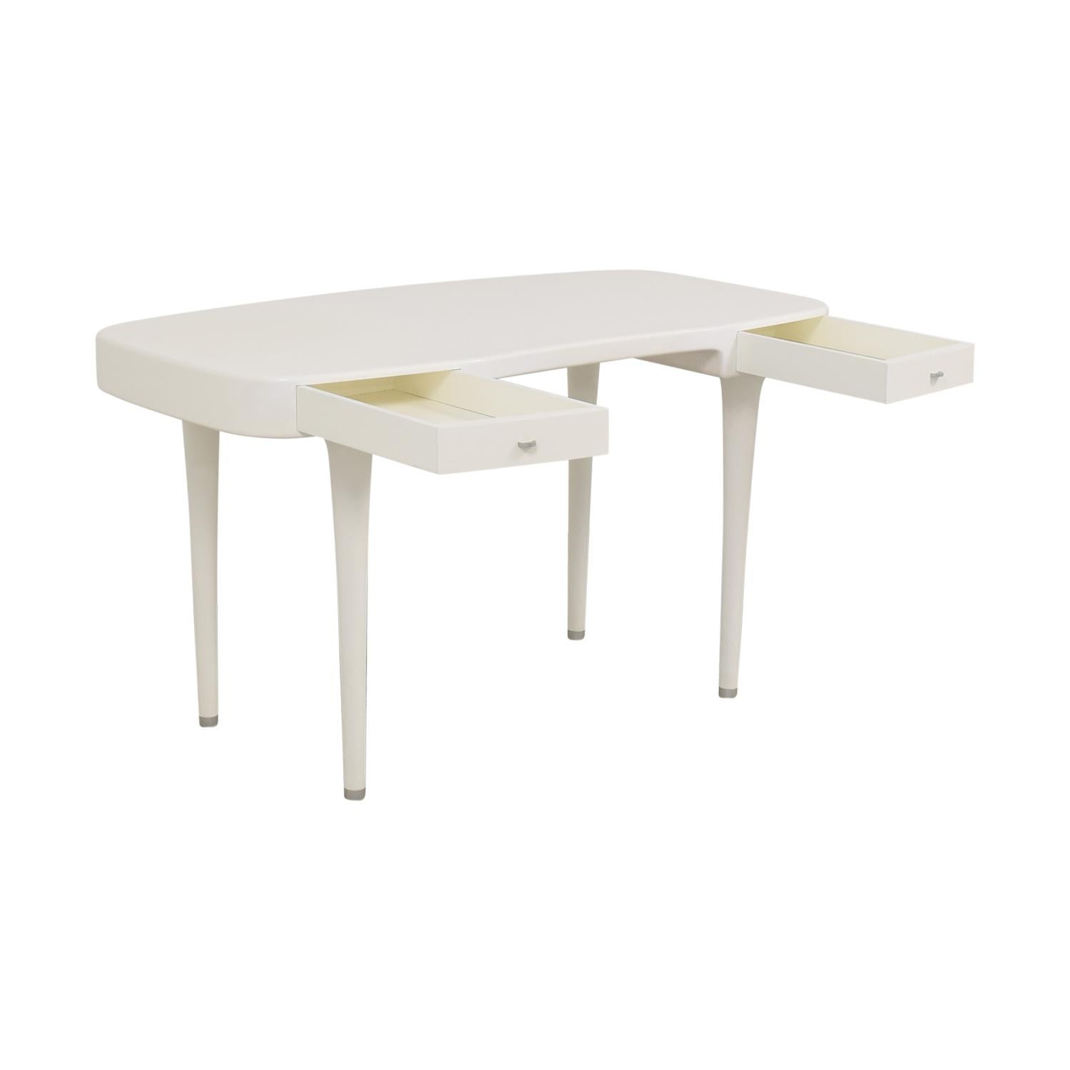 Post-Modern Minimal Modern White Riga Desk Marc Newson for Cappellini Writing Console, 1995