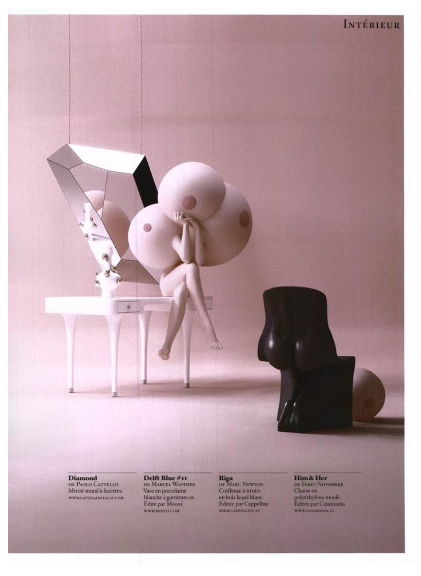 Italian Minimal Modern White Riga Desk Marc Newson for Cappellini Writing Console, 1995