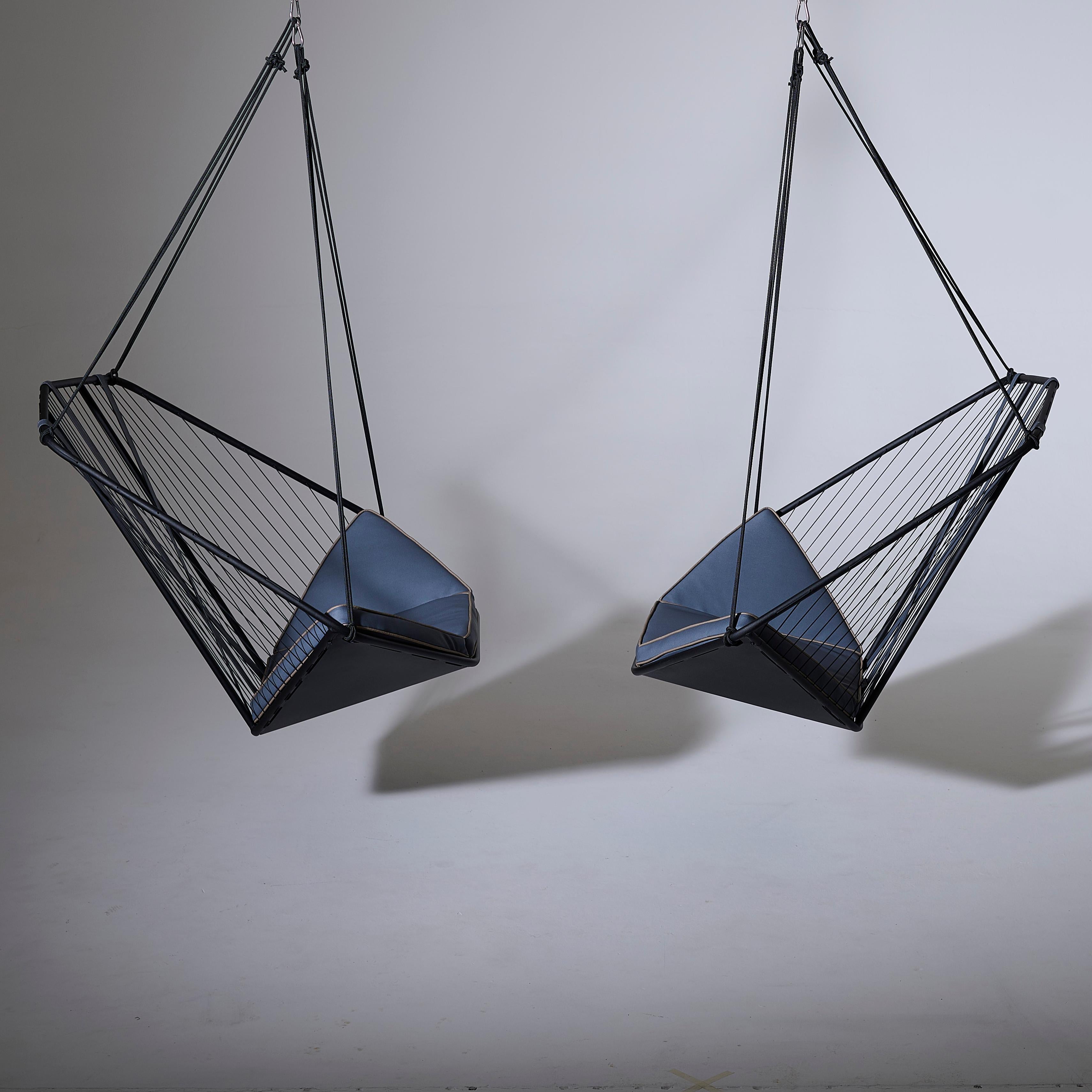 Minimalist Modern Outdoor Hanging Swing Chair For Sale