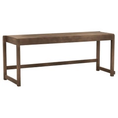 Panchina minimalista di design scandinavo 01 in Wood scuro