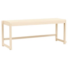 Banco 01 de diseño minimalista escandinavo en madera natural
