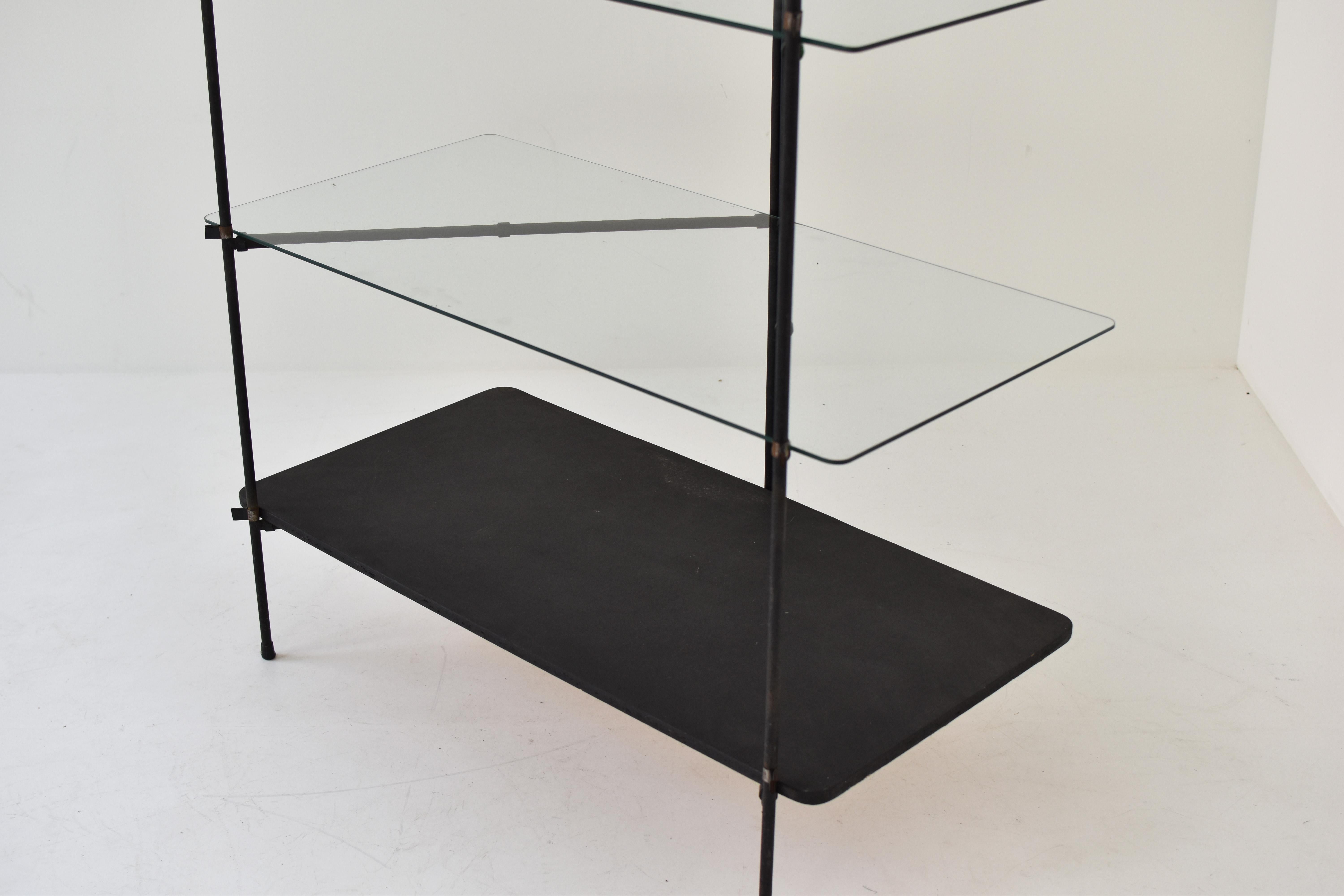 Steel Minimal Shelving / Display Unit Dating from the 1960s