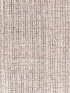 Minimal Shiraz Flatweave Rug in Rust, Brown and Natural Hand-Spun Wool (Tapis Shiraz à maille plate en laine filée à la main de couleur rouille, marron et naturelle)
