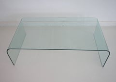 Minimal Style Crystal Coffee Table by Fiam, Italy