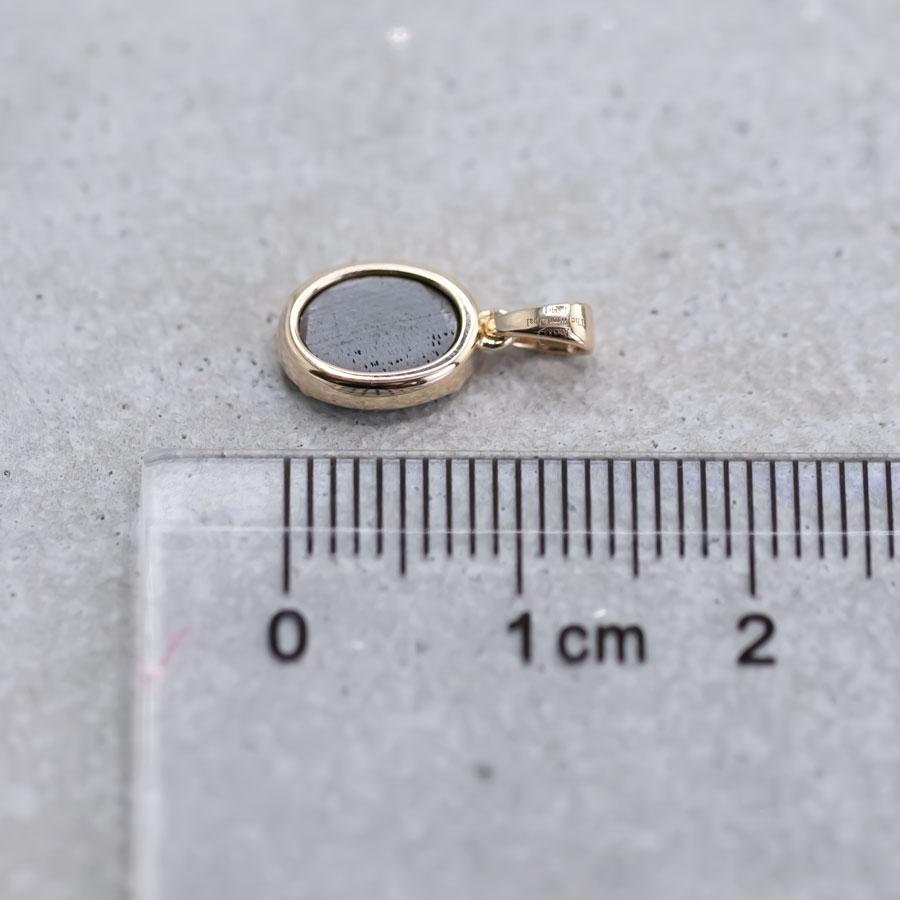 Collana con ciondolo opale doppio ovale in stile minimalista in oro giallo 14k In condizioni Nuovo in vendita a Suwanee, GA