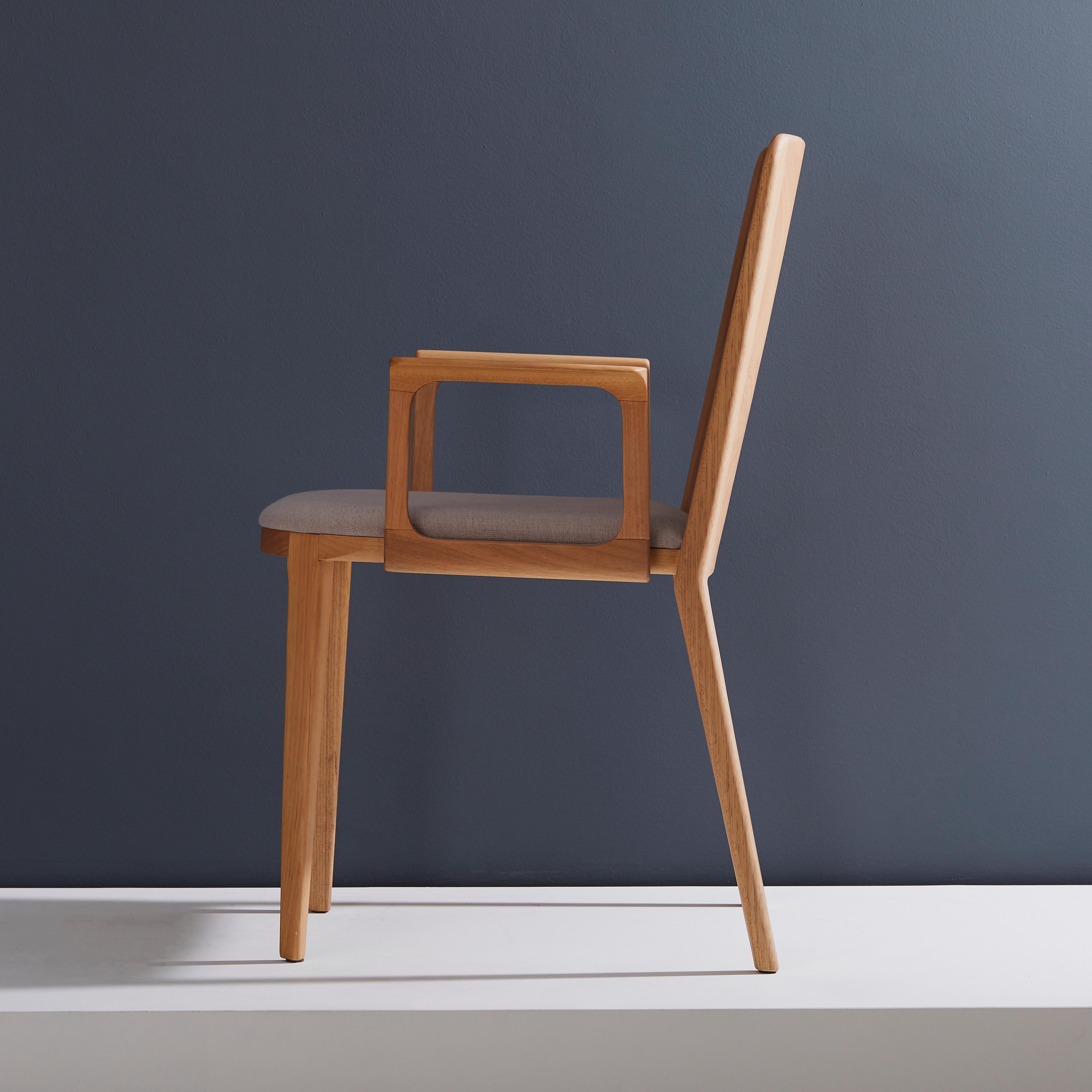 wood chair arms