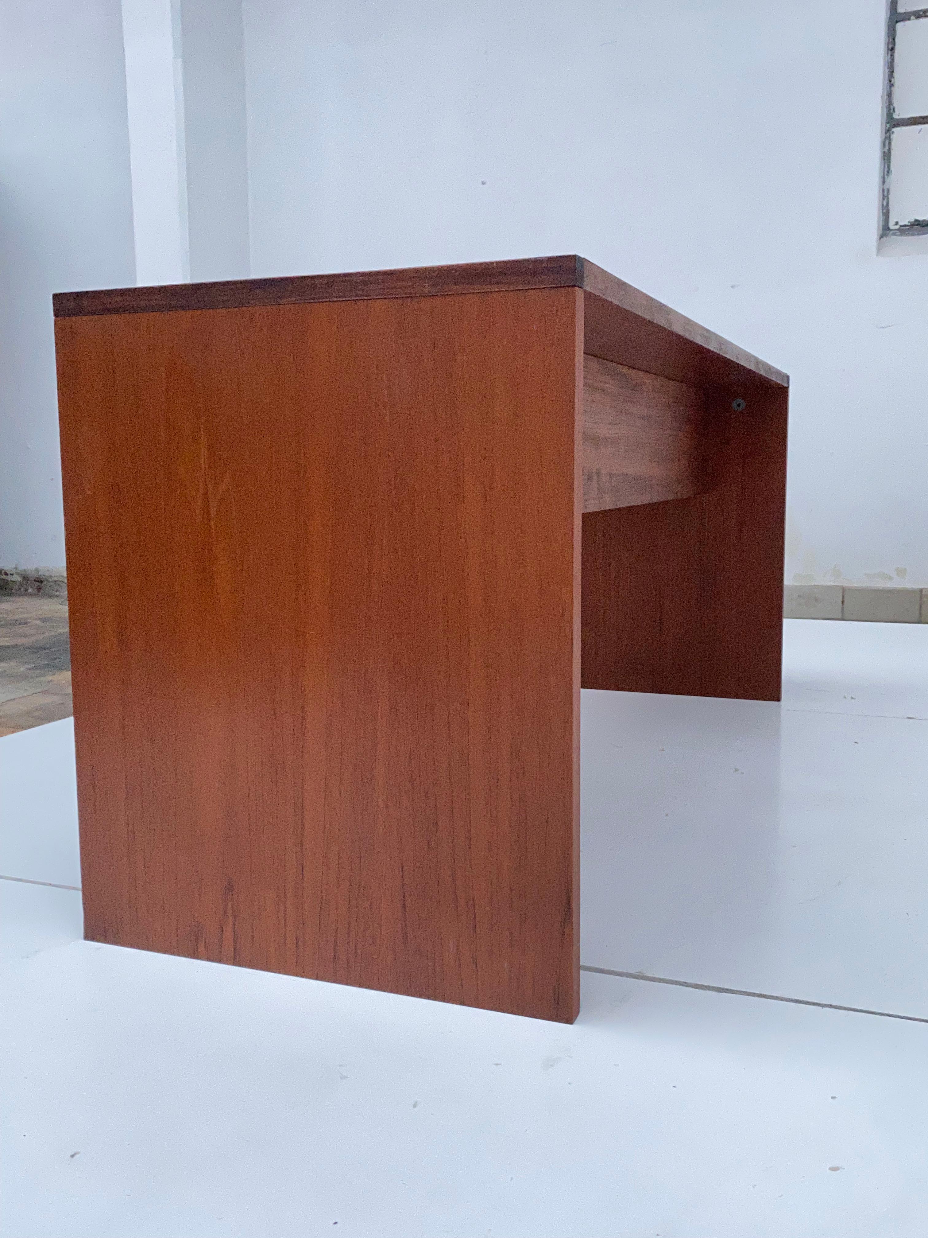 Mid-20th Century Minimal Teak and Formica Vanity by Cees Braakman for Pastoe, 1960's For Sale