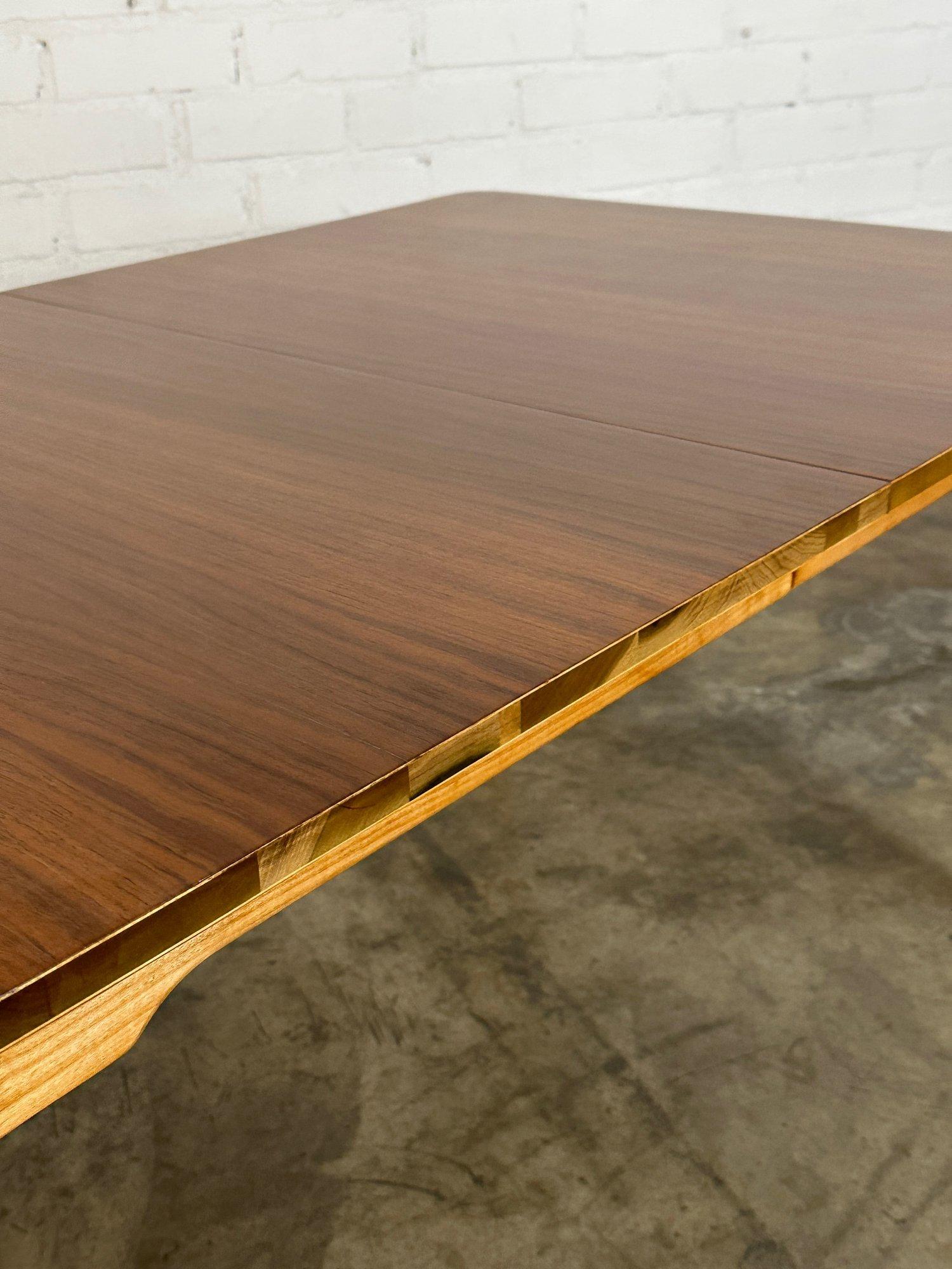 Minimal Two Tone Dining Table For Sale 9