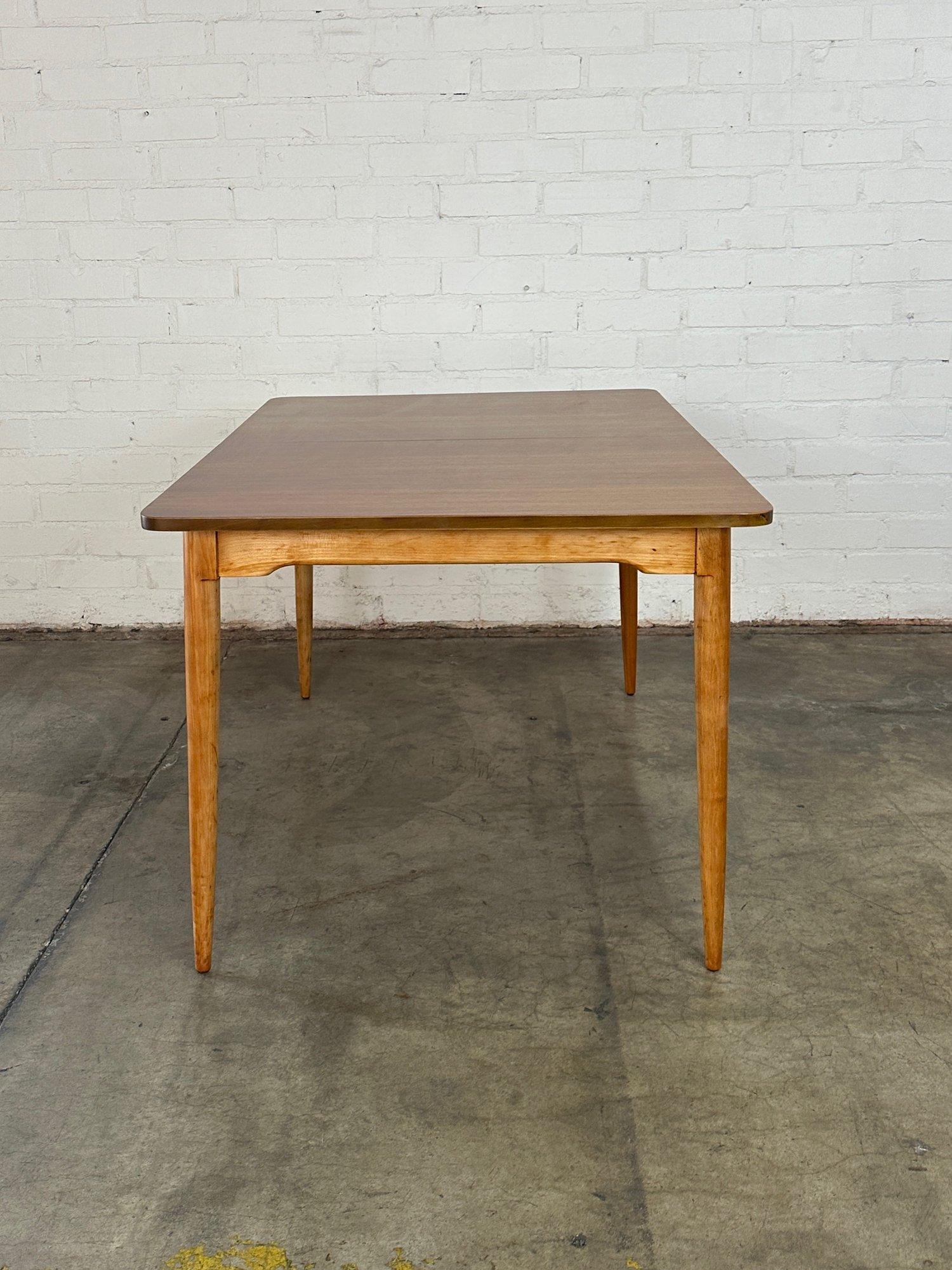 Minimal Two Tone Dining Table For Sale 3