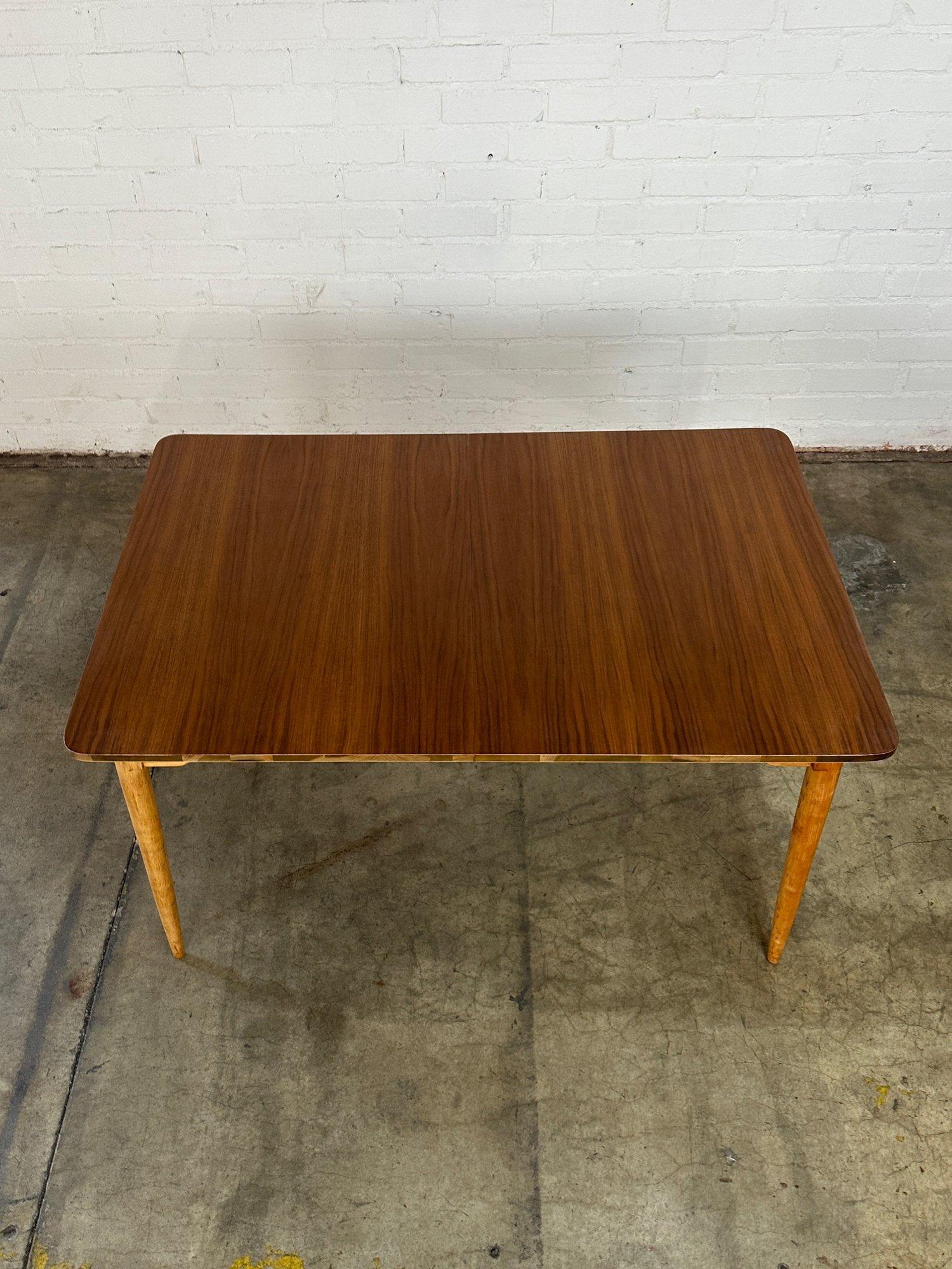 Minimal Two Tone Dining Table For Sale 4