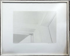 Minimal White-on-White Monochrome Platinum Photograph by Grace Knowlton 1981