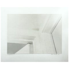 Minimal White-on-White Monochrome Platinum Photograph by Grace Knowlton 1981