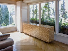 Minimal Wood Sideboard, Four Doors, by Lola Glamour