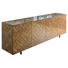 Minimal Wood Sideboard, Four Doors, by Lola Glamour