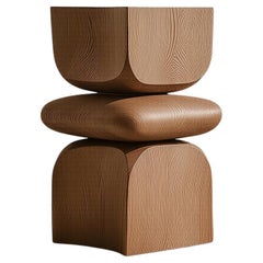 Minimal Wooden Socle No108 Nightstand, Design by Joel Escalona