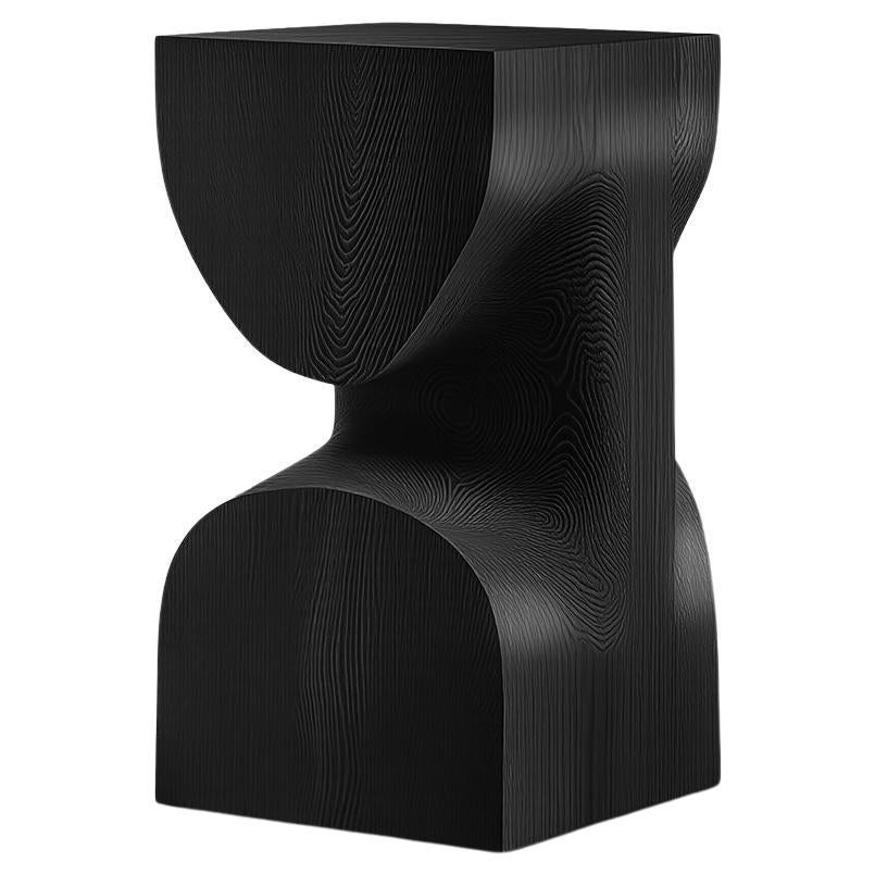 Minimal Wooden Socle No76 Side Table, Designed by Joel Escalona For Sale