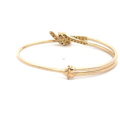 Minimalista Pulsera Nudo de Oro Amarillo de 14 Kilates 8,4 Gramos