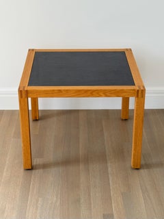 Minimalist 1970s Oak Frame Side / End Table by Mazairac & Boonzaaijer - Pascoe