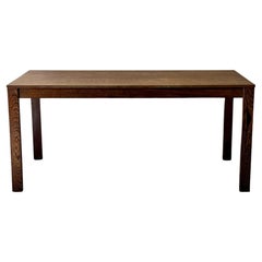 Used Minimalist 1970s Wenge Wood Table or Desk