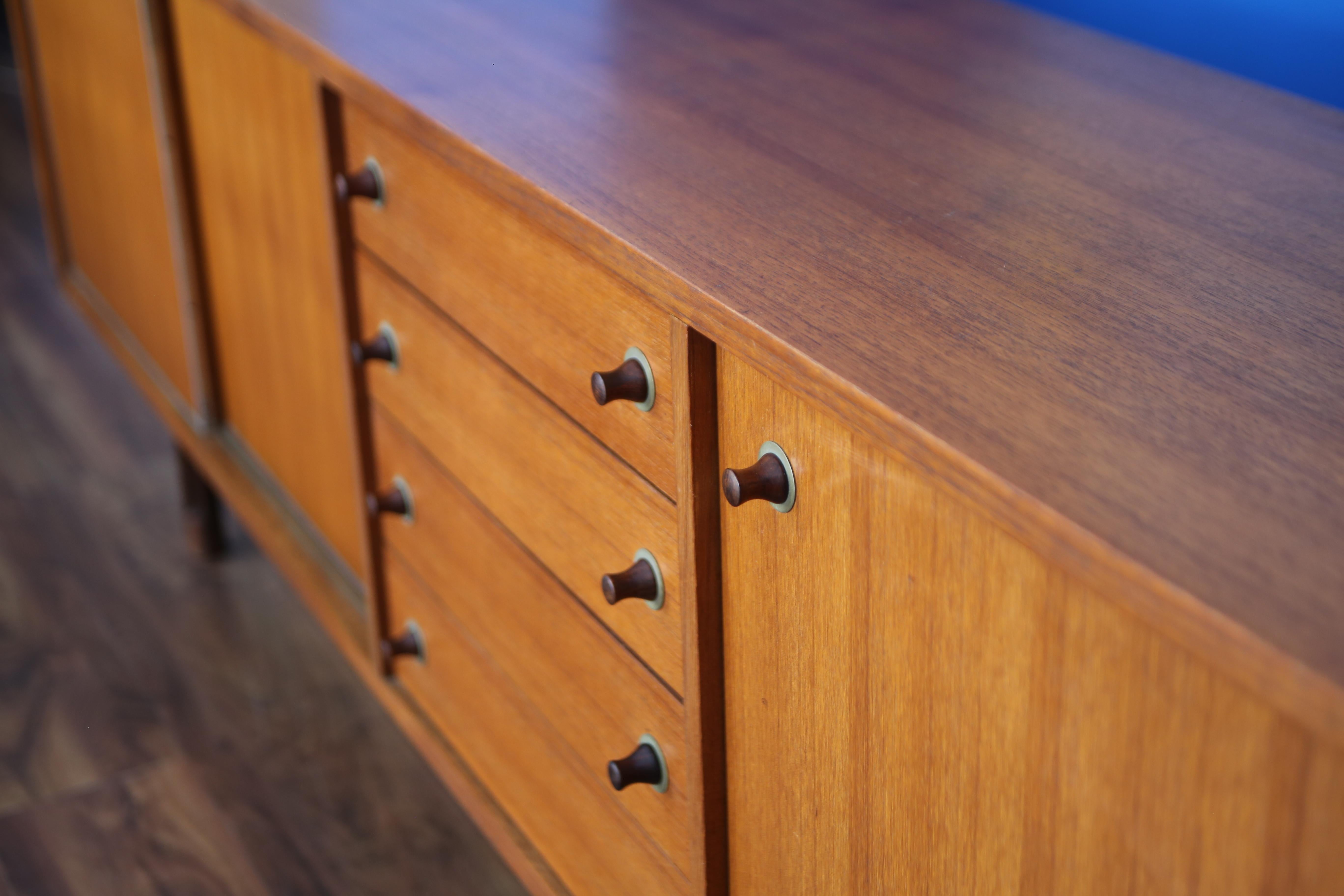 Mid-20th Century Minimalist 60s sideboard produced by Faram For Sale