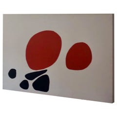 Pittura astratta minimalista alla maniera di Alexander Calder