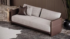 Sofá minimalista de aliso de Elbra Home