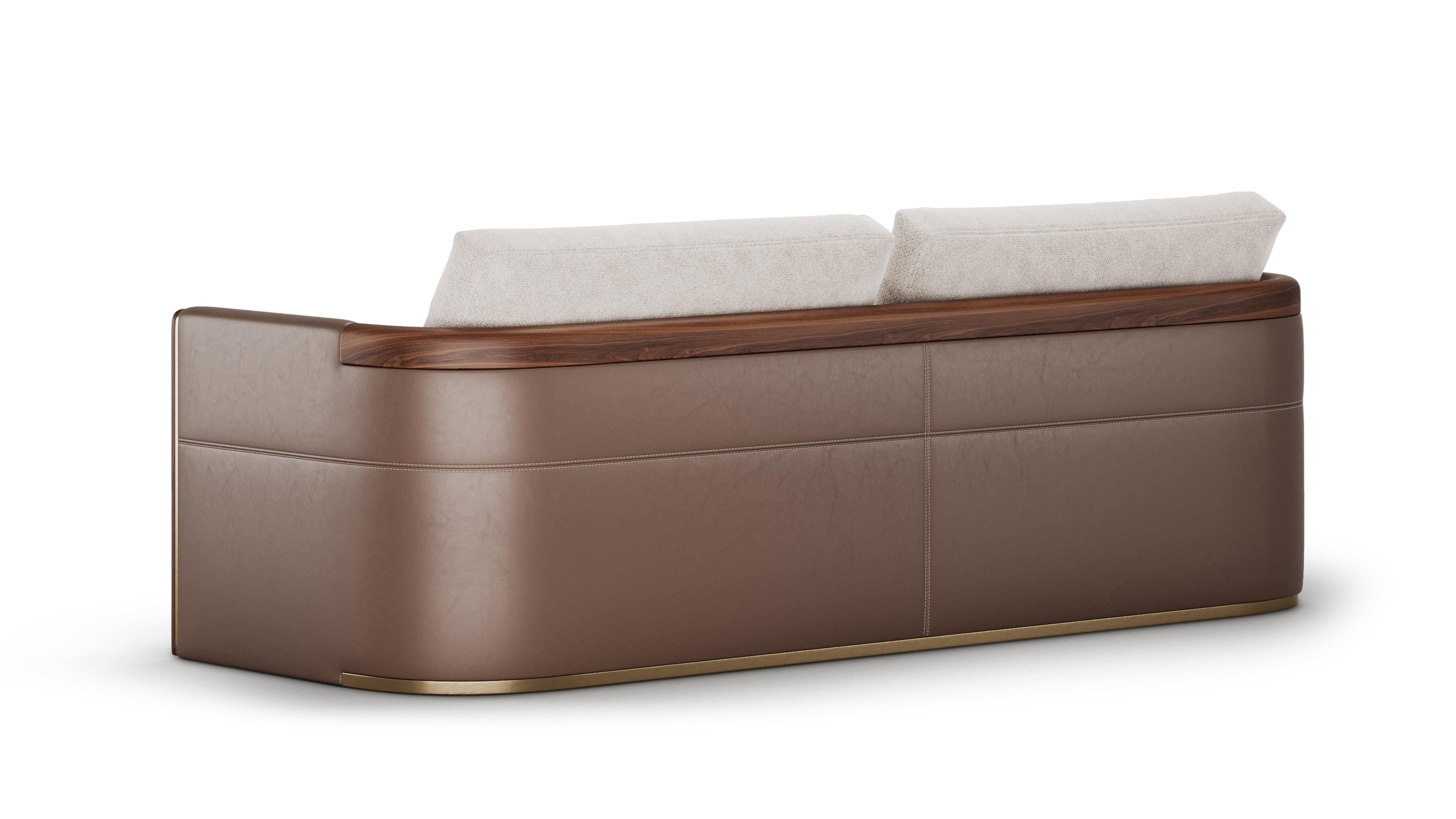 Portuguese Minimalist Alder Sofa from Elbra Home For Sale