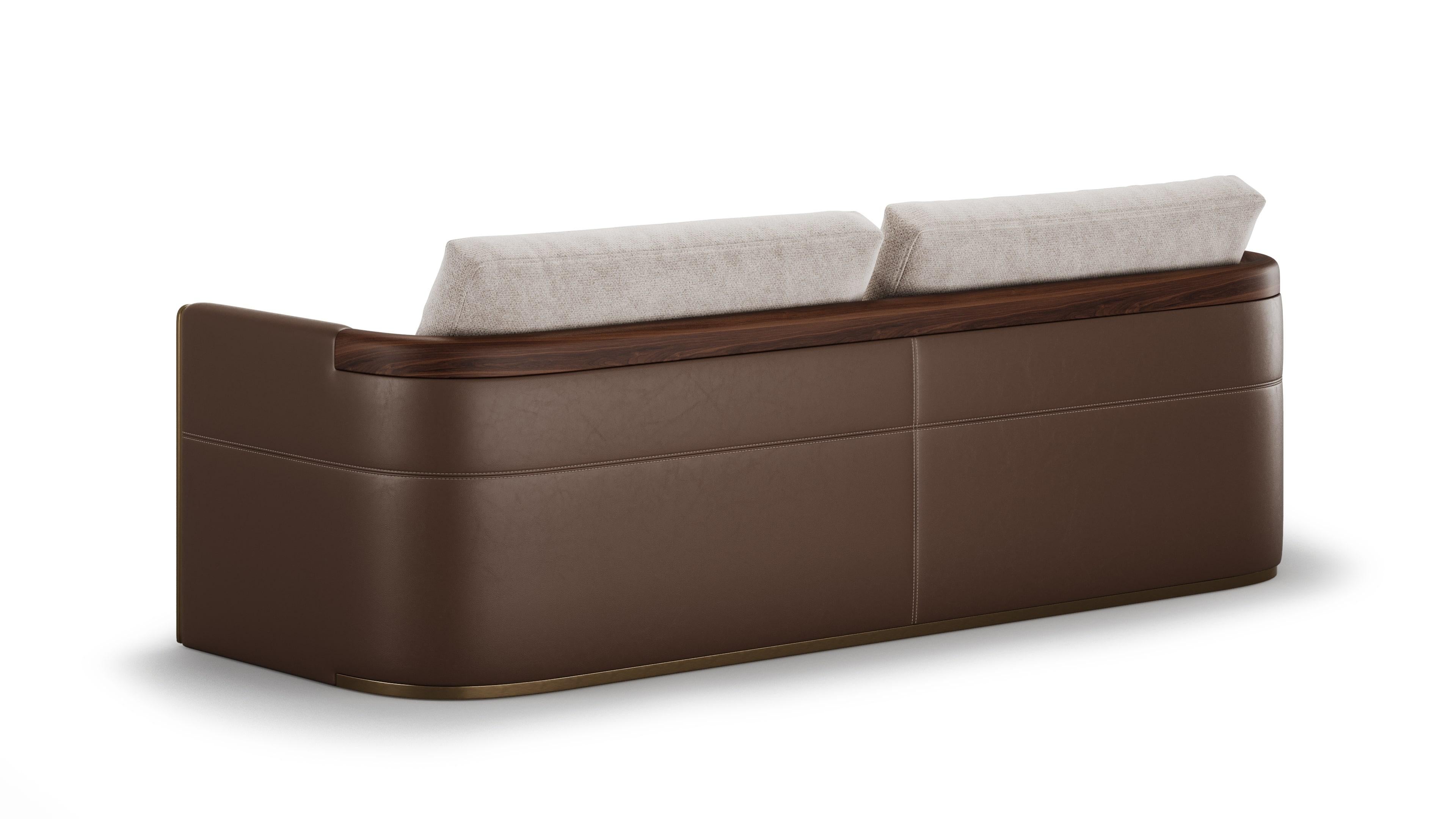 Sofá minimalista de aliso de Elbra Home Moderno en venta