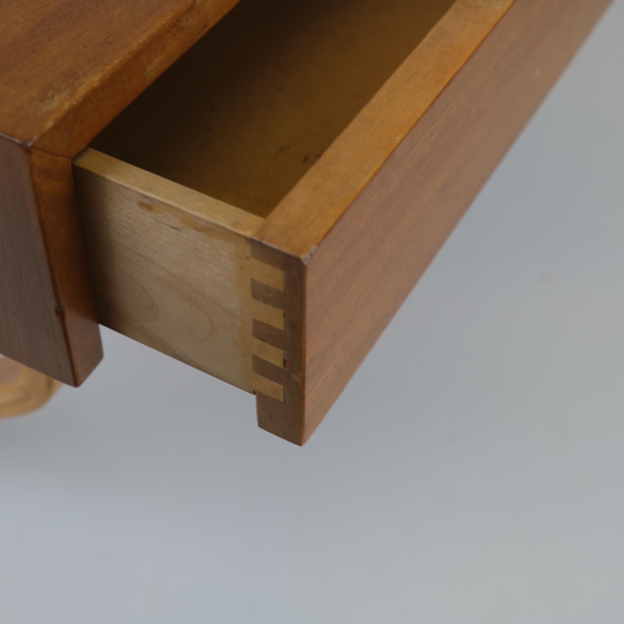 Mid-20th Century Minimalist Alvar Aalto Drawer Wall Shelf Model B 114, 1950s for Artek For Sale