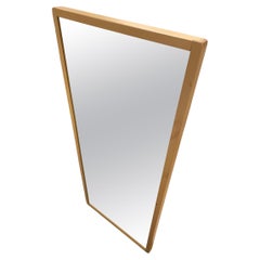 Minimalist Alvar Aalto Stamped Large Mirror in Birch, Artek 1960s