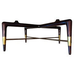 Minimalist and Elegant Eugenio Escudero Round Center Table from the 1960s
