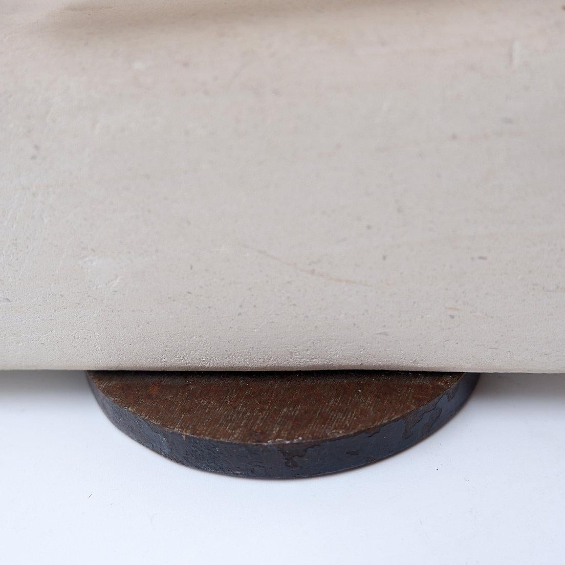 Minimalist and geometric sculpture - Signed and dated 1973 4