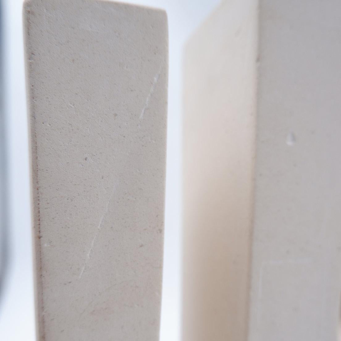 20th Century Minimalist and geometric sculpture - Signed and dated 1973
