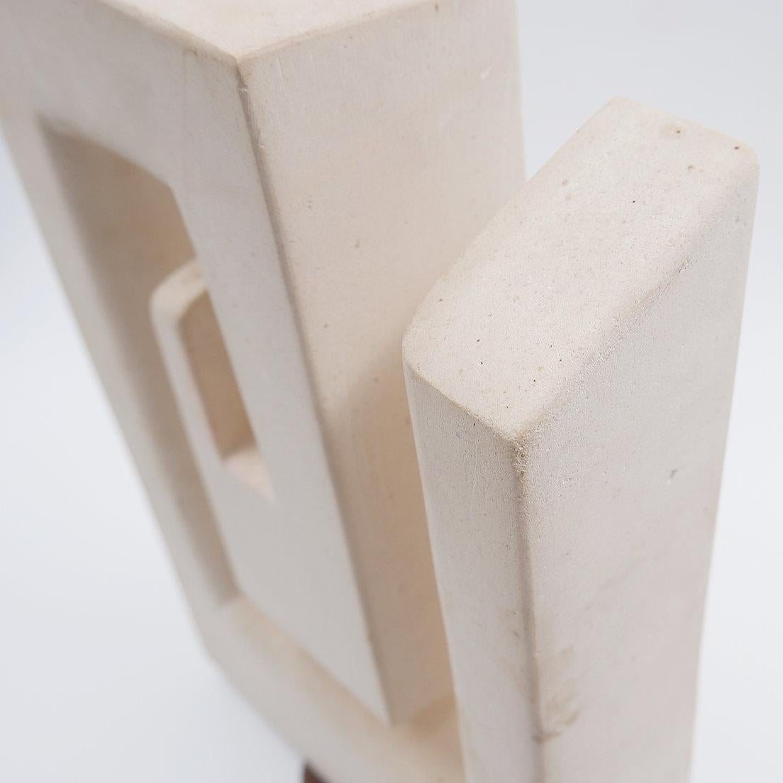 Minimalist and geometric sculpture - Signed and dated 1973 2