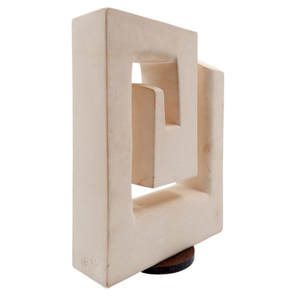 Escultura minimalista y geométrica - Firmada y fechada 1973