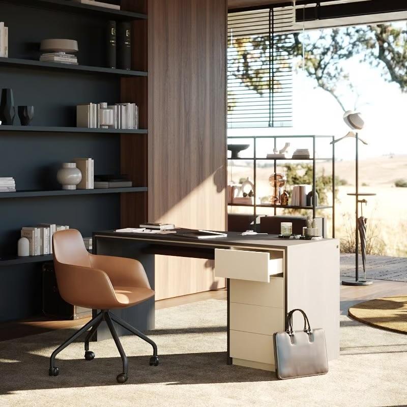 Scrivania minimalista e versatile con cassetti in Wood in vendita 2