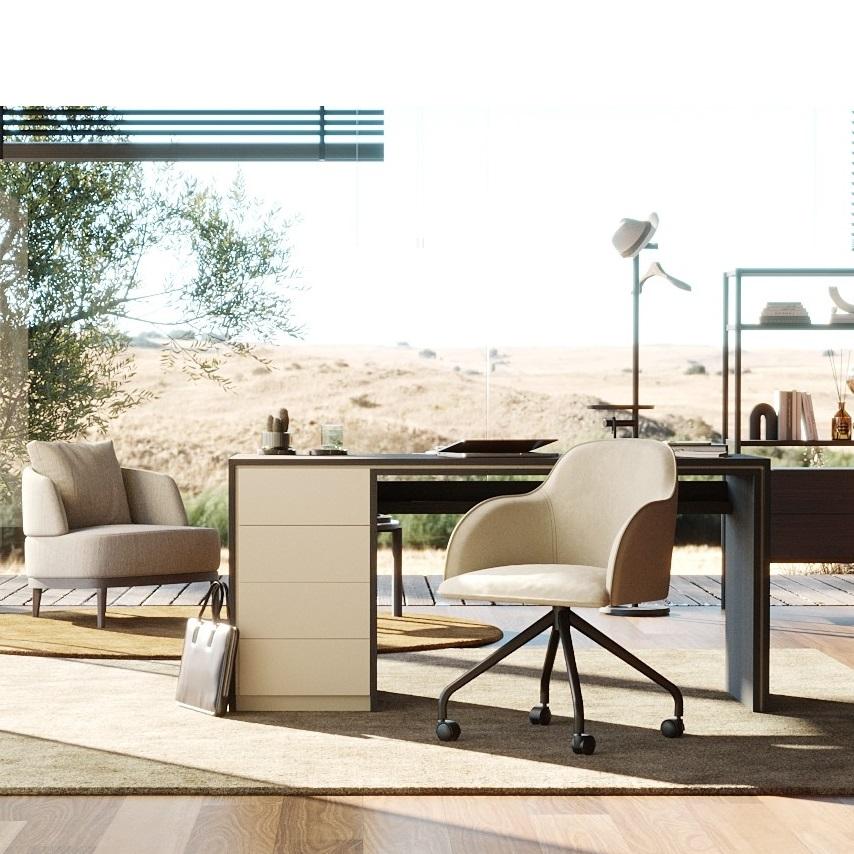 Scrivania minimalista e versatile con cassetti in Wood in vendita 4