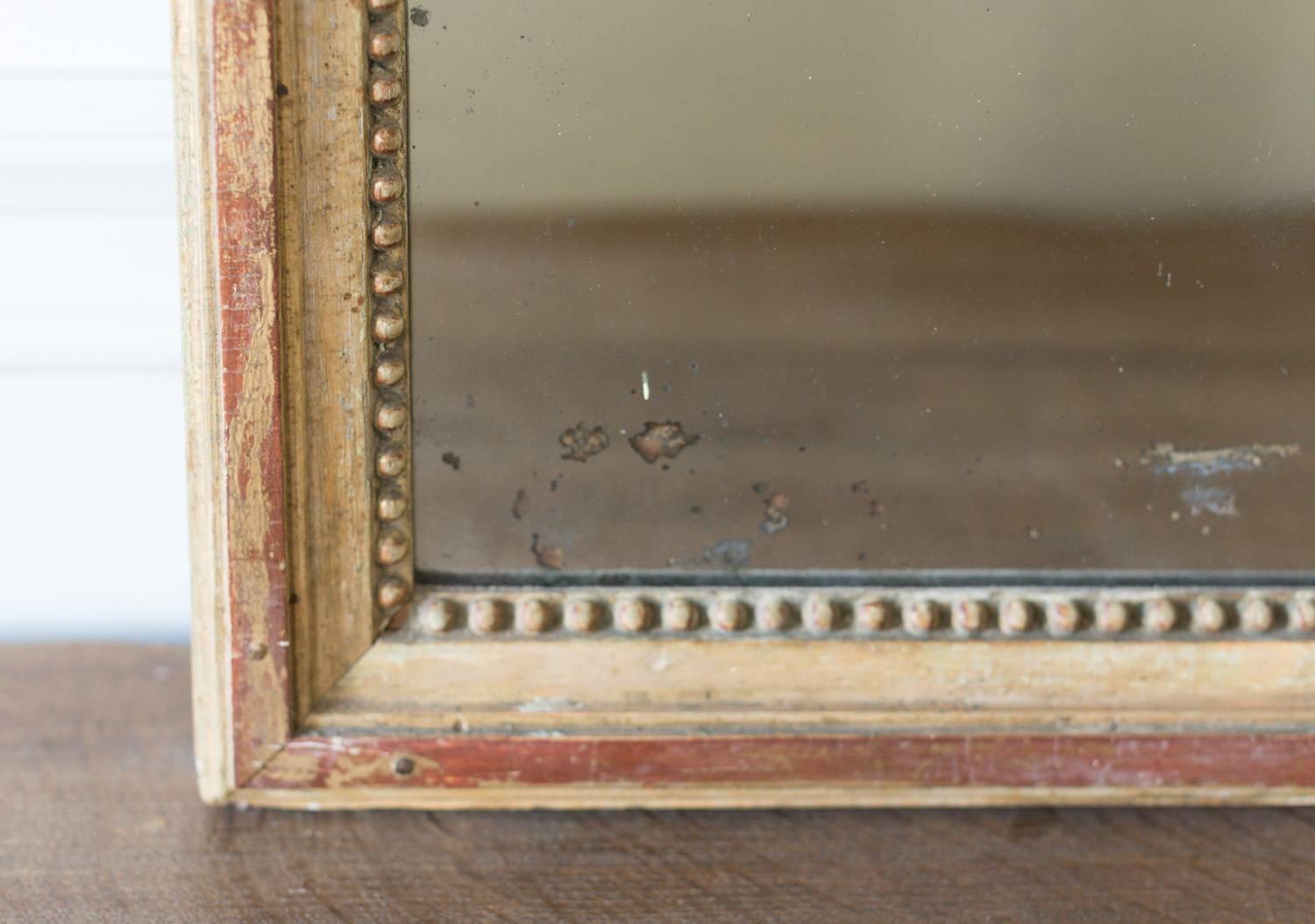 Louis XVI Minimalist Antique Mirror, 1800 For Sale