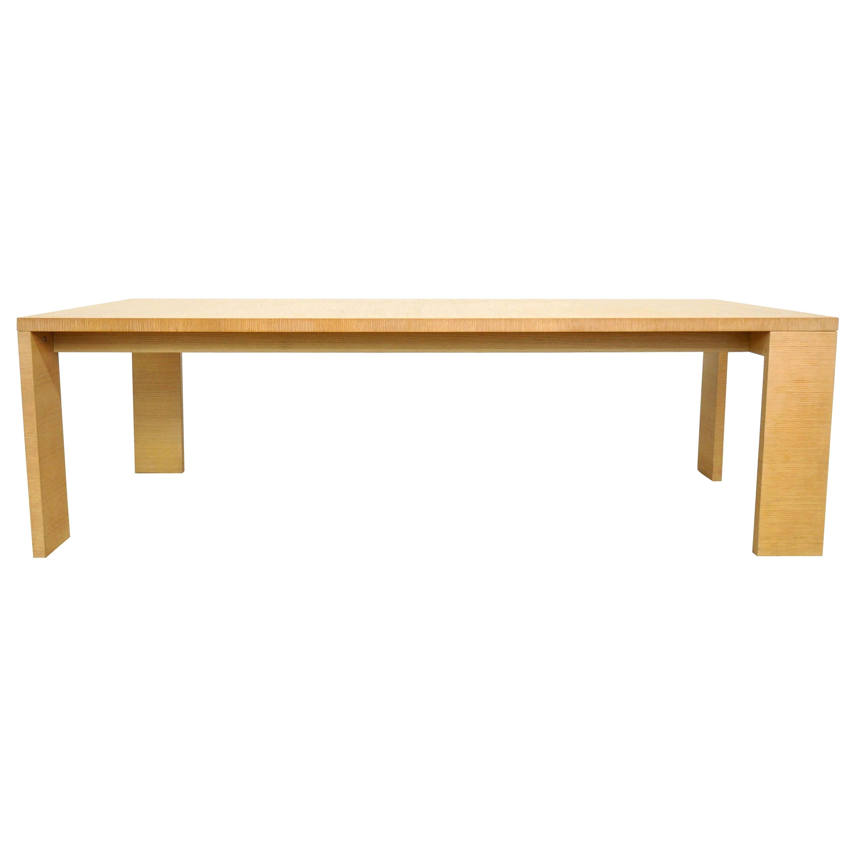 Minimalist Antonio Citterio for B&B Italia Alceo Oak Dining Table