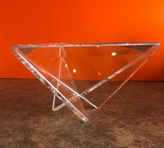 Minimalist Art Glass Bowl by Silvey