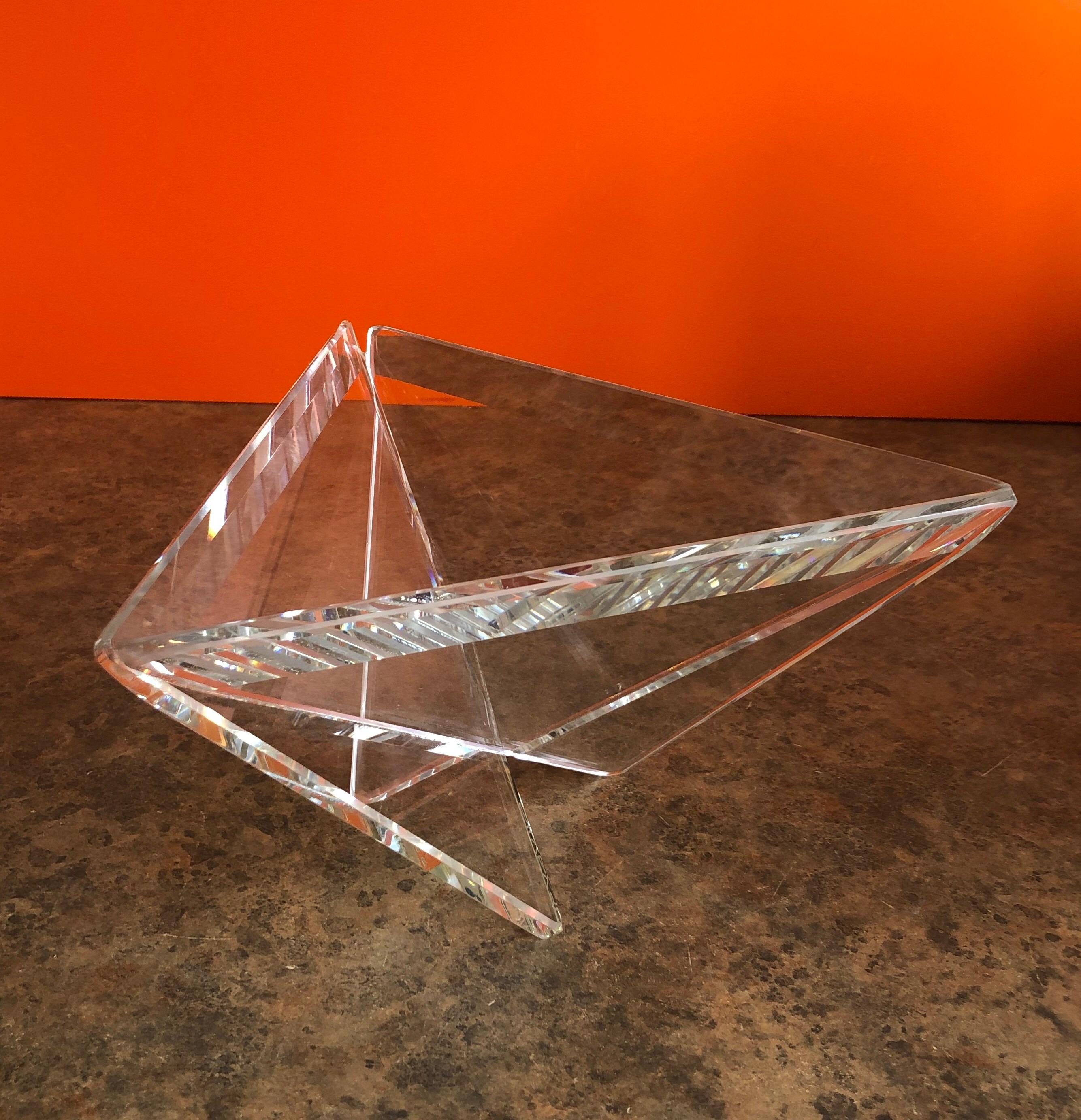 Minimalistische Schale aus Kunstglas von Silvey im Zustand „Gut“ im Angebot in San Diego, CA