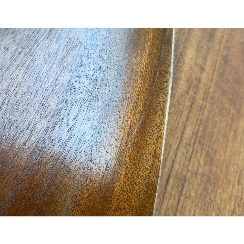 Minimalist Asymmetric Teak Bowl, 1960s For Sale 5