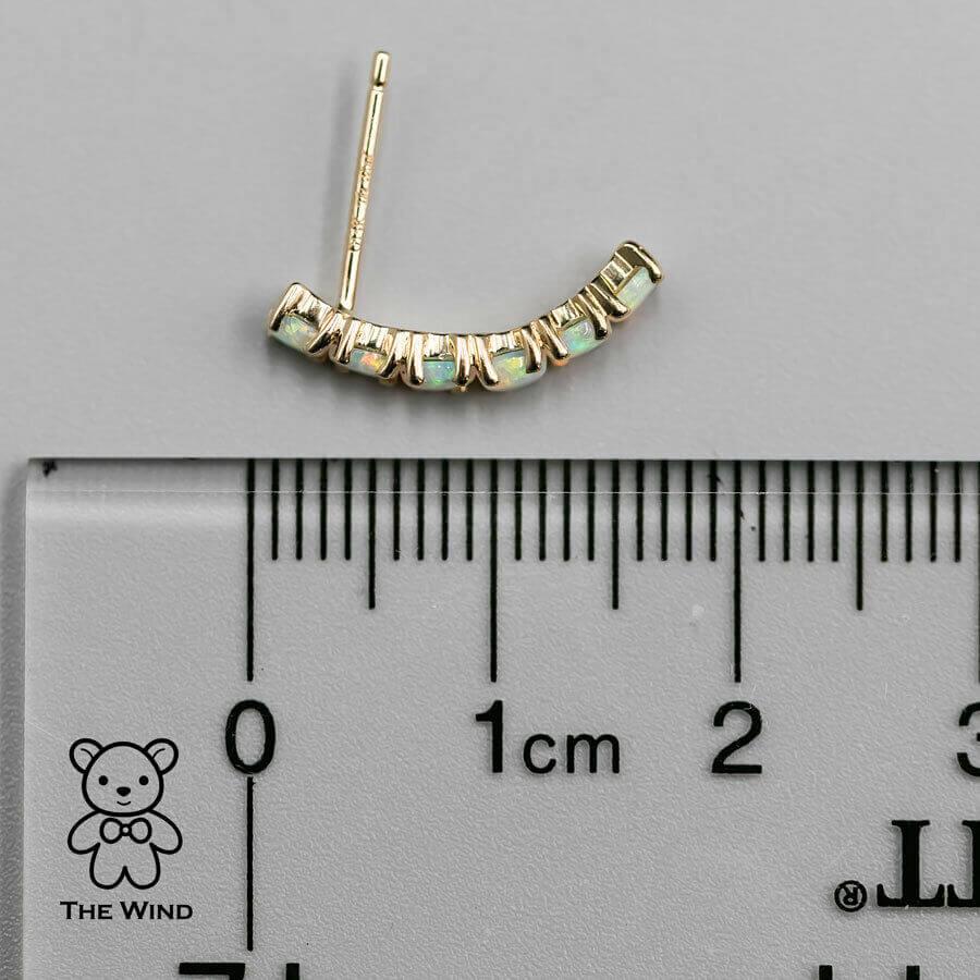 Minimalist Australian Solid Opal Curved Stud  Earrings 14K Yellow Gold.


Free Domestic USPS First Class Shipping! Free Gift Bag or Box with every order!

Opal—the queen of gemstones, is one of the most beautiful gemstones in the world. Every piece