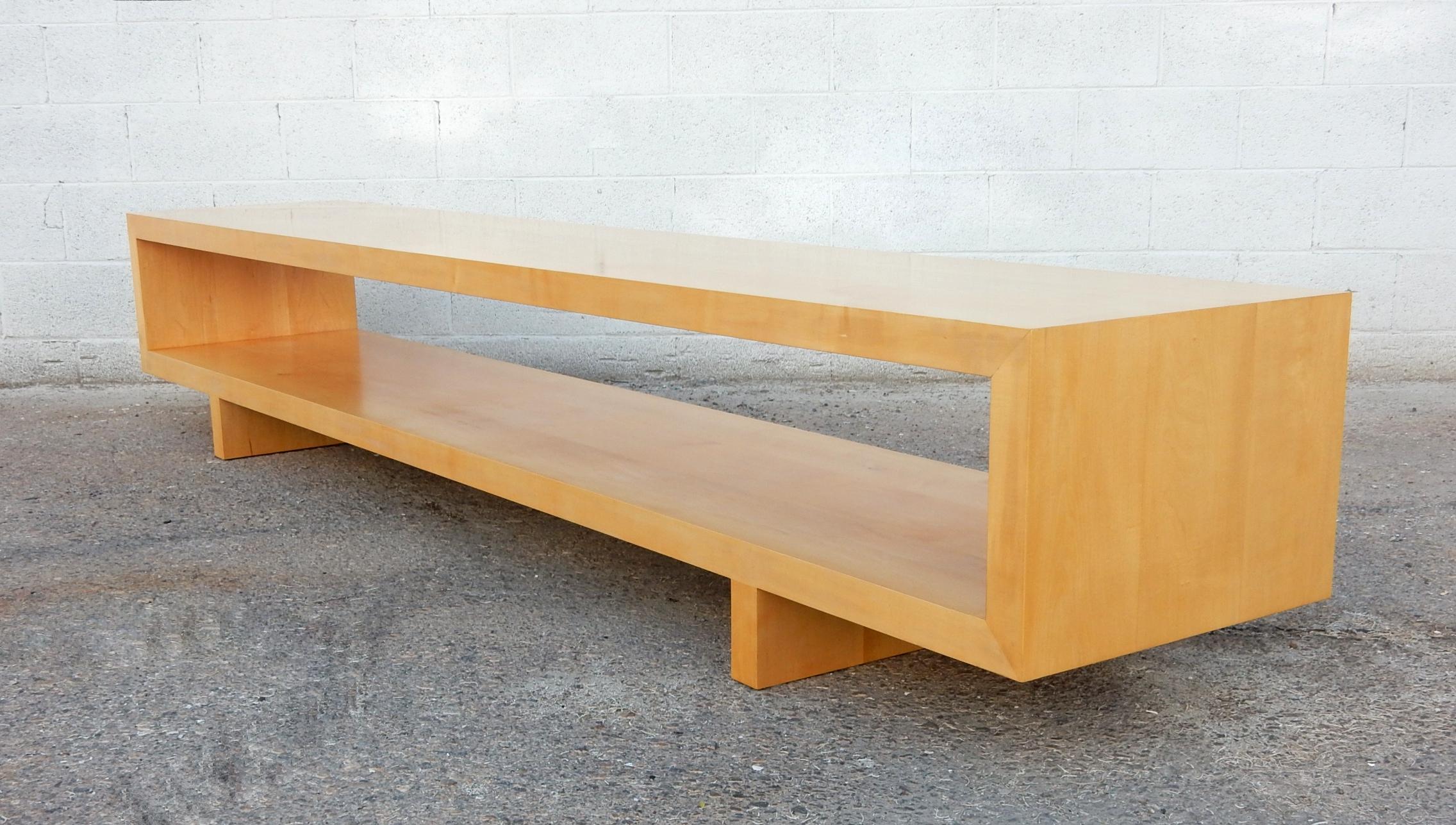 Mid-20th Century Minimalist Bench, Console Table, in the Manner of Charlotte Perriand