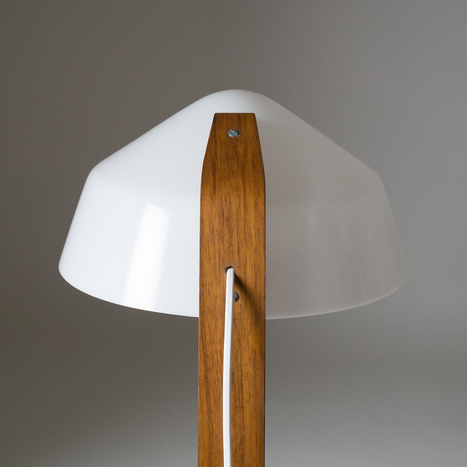 Lampe de bureau minimaliste en bois courbé, années 1960 en vente 4