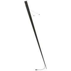 Minimalist Black Torchere Wall Lamp by Gilles Derain for Lumen, 1980s