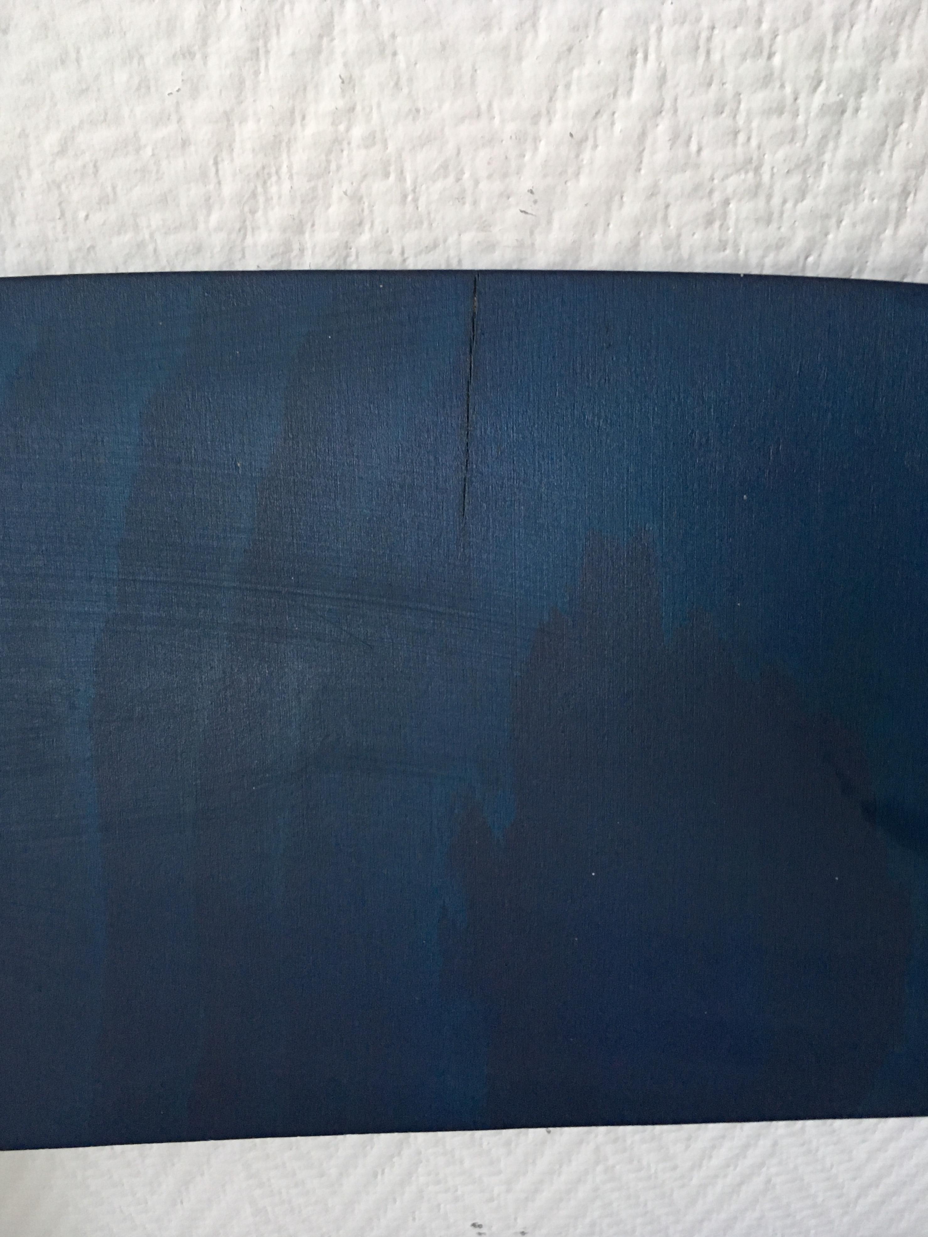 Fauteuils empilables minimalistes en métal bleu et contreplaqué de Gijs Van Der Sluis en vente 6