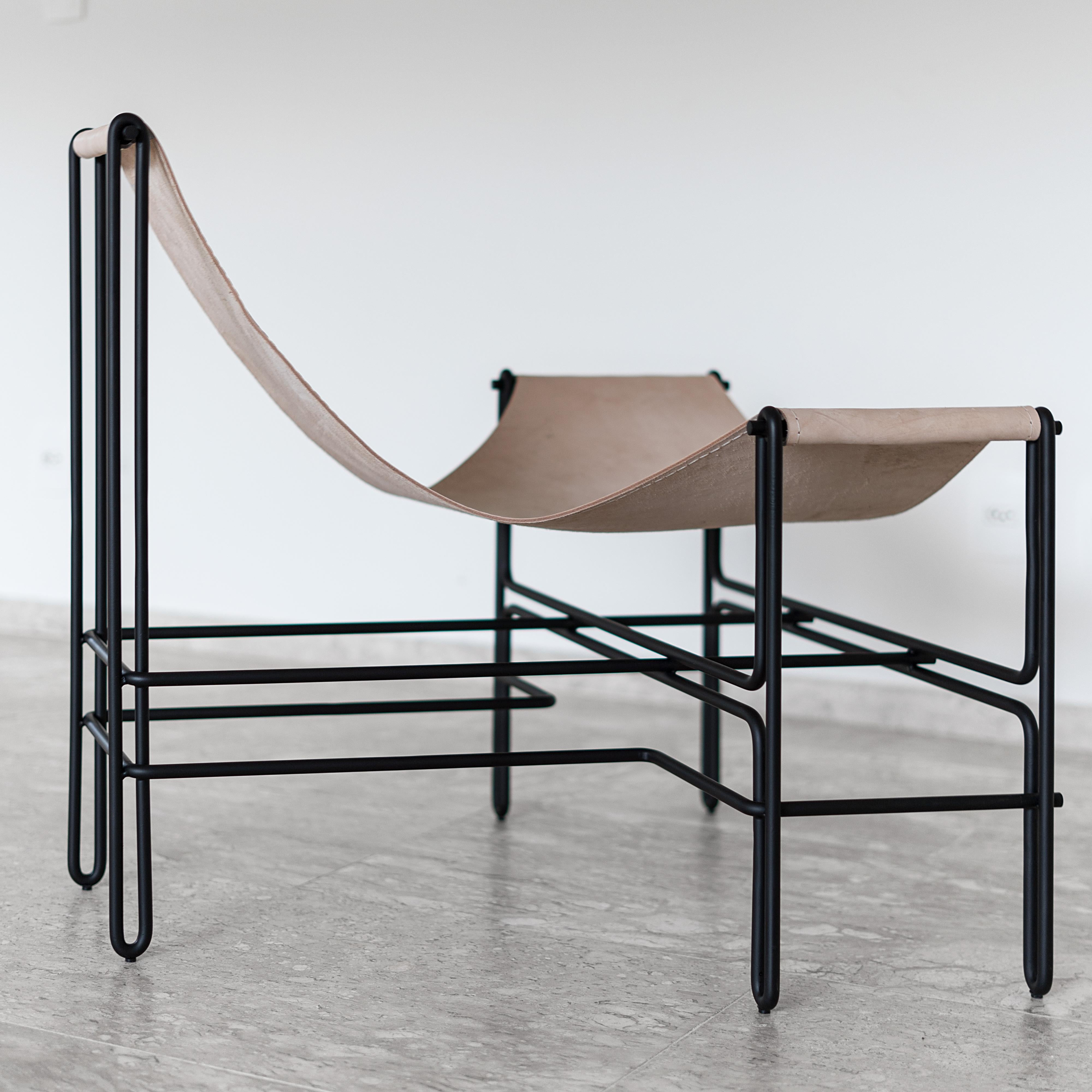 Minimalist Brazilian Armchair ´Bia´ by Samuel Lamas  In New Condition For Sale In Brasilia, DF