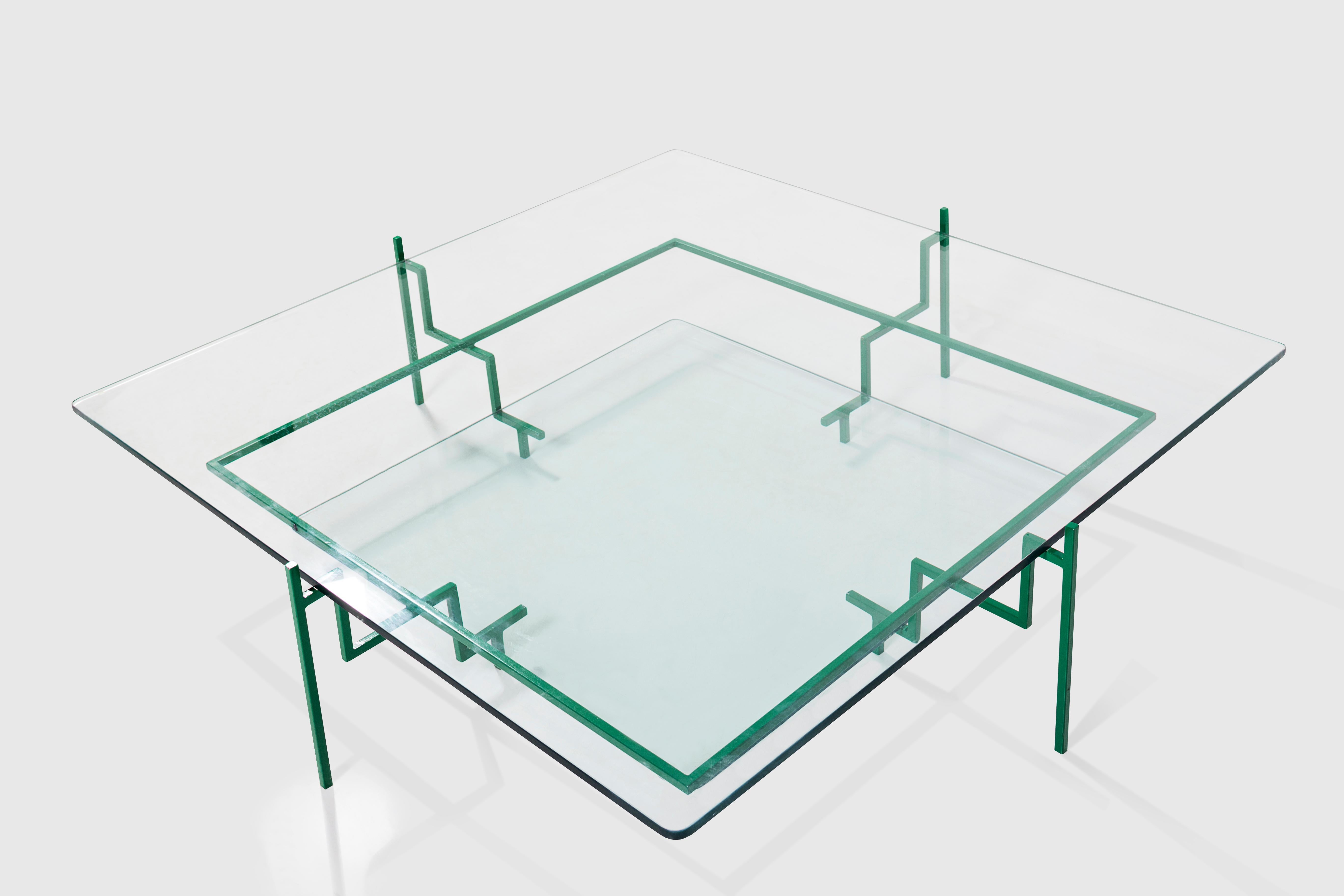 Brésilien Table basse brésilienne minimaliste « cadre »  par Samuel Lamas en vente